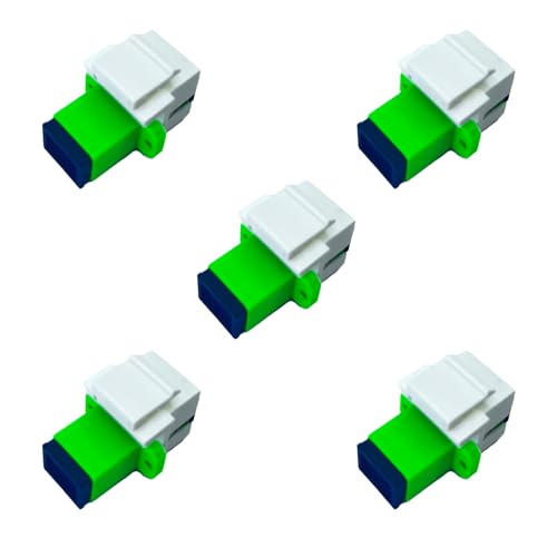 Acoplador de fibra óptica SC para paneles de conexión en armarios rack y rosetas pack 5
