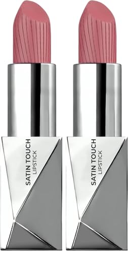 Yarı Mat Ruj, Uzun Süre Kalıcı Nemlendirici Pürüzsüz Etkili, Satin Touch Lipstick 813 Teracotta Rose (2 paketi)