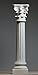 greekartshop Grecka_kolumna koryncjańska zamówienie filar architektura dekoracja alabaster rzeźba 25 cm