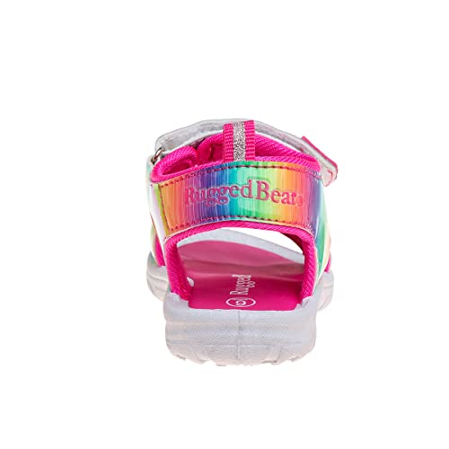 Image of Rugged Bear Girls Sport Active Summer Open Toe Sandals (Toddler)