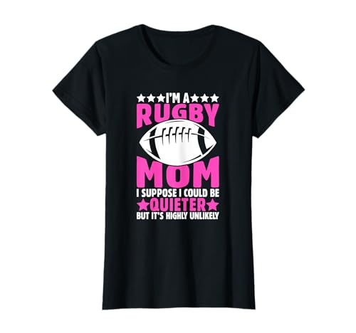 Mamma del rugby Suppongo che potrei essere più tranquilla Maglietta
