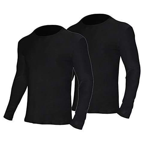 YUSHOW Men's Thermal Underwear Tops Pack Cover