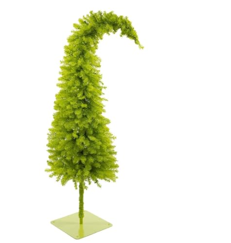 Hobby Lobby Whimsical 3 Foot Artificial Christmas Tree, Bright Green, 268 Tips, Hinged Construction