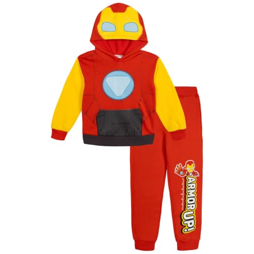 Image of Marvel Cosplay Fleece Hoodie and Pants Set Toddler to Big Kid