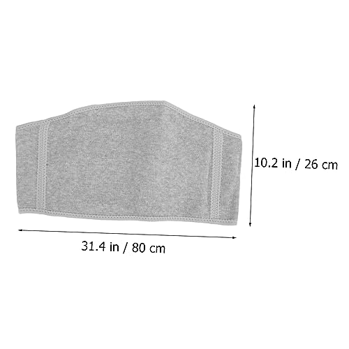 Faja lumbar elástica transpirable unisex color gris claro miniatura 7