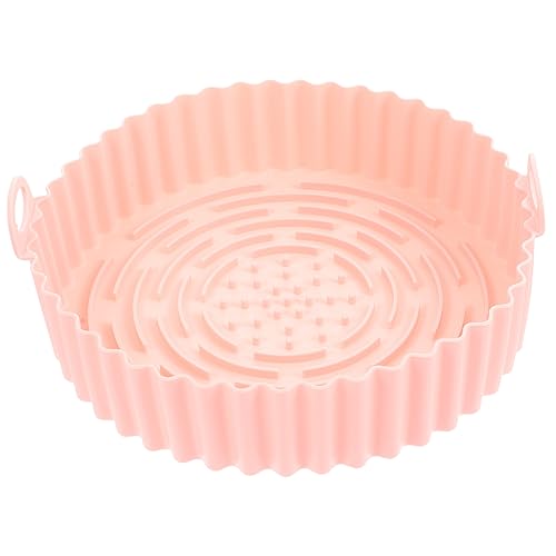 HOLIDYOYO Tapete De Silicona para Hornear Accesorios para Freidora De Aire Cestas Utensilios De Silicona Reutilizables Olla De Silicona Olla para Freidora De Aire Olla para Hornear