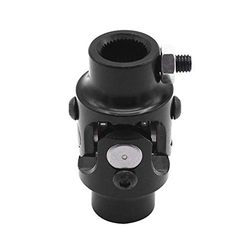 Yorten Junta U do eixo de direção revestida com pó preto redondo de 3/4