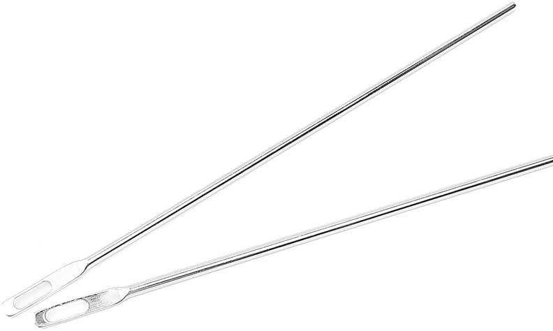 JJLFresheners 2Pcs Drawstring Threader Tool, Easy Threader Drawstring Replacement Tool Needle for Jackets Swim Trunks Pants Sweatpants Shorts Hoodies, Sewing Notions and Supplies, Silver