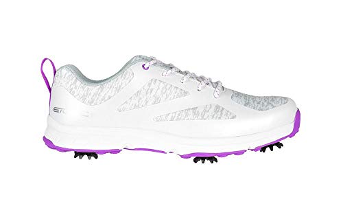 Etonic Ladies Stabilizer Sport 2.0 Golf Shoes White/Gray Size 8 Medium