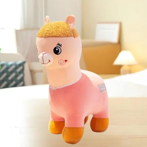 Image of Flufies Plush Toys - Snuggly and Aesthetic Stuff Plush Toys and Baby Toys - Soft Toys for Baby Girl and Baby Boy - Soft Toys for Girlfriend Gift (Alpaca)
