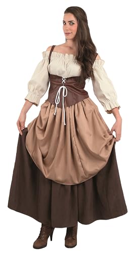Tus disfraces baratos DISFRAZ HORTELANA MEDIEVAL DONCELLA TALLA 42