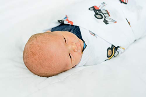 Image of ADDISON BELLE - Swaddle Blanket - Viscose Made from Bamboo Soft Baby Blanket for Baby Boy /Girl - Stretchy Newborn Baby Wrap - Nursery Receiving Blanket - Gender Neutral - 47 inch x 47 inch (Construction)
