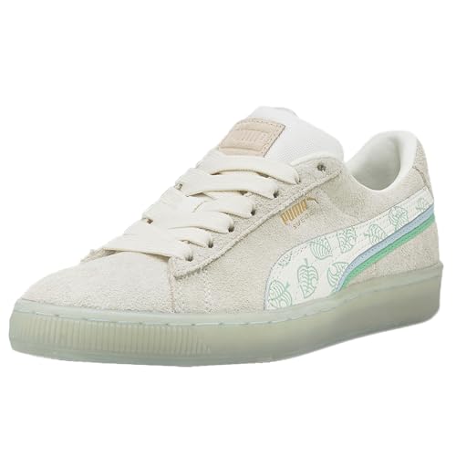 PUMA Kids Girls Suede Lace Up Sneakers Shoes Casual - Off White2