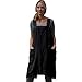 Produktbild BfmyxgsVerkauft nur 0,01EUR Damenmode aus Pinafore Baumwolle Leinen Kreuz Schürze Garden Pinafore Square Dress Kleid