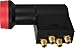 Produktbild Megasat Diavolo Quad-LNB (0,1dB) Schwarz, Rot