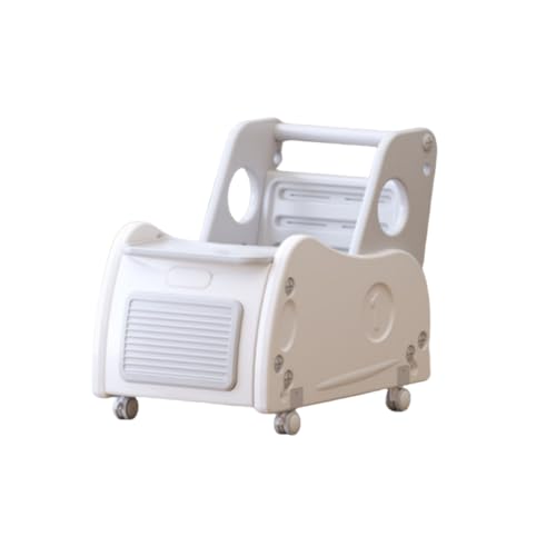 WXQ手押し車 おもちゃ収納箱 赤ちゃんおもちゃ 多機能 転倒防止 ベビーカー 歩き方学習 ベビーカー 引っ張れる 子供知育玩具車 立ち歩き練習 おしゃれ かわいい 誕生日プレゼント (ホワイト,ユニバーサルホイール)