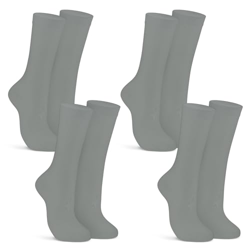 Image of 4 Pairs Silk Liner Socks Ultra-lightweight Hiking Liners Calf Sweat Absorption Socks for Adult