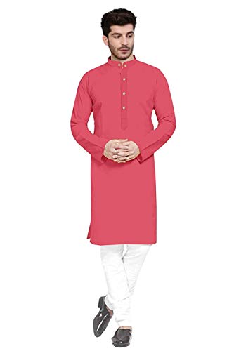Image of trustous Mens straigth Solid Kurta Pyjama Set Combo in 100% Cotton with 16 Colour Option and Size are XS to 3XL for (Birthday,Wedding, Ceremony, Casual, Engagement)