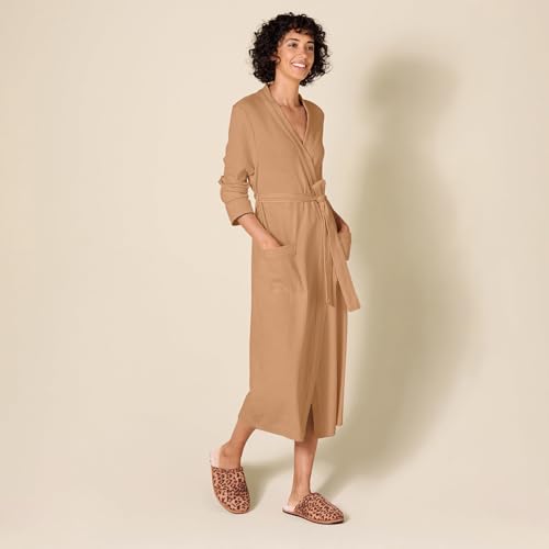 Image of Amazon Essentials Women's Lightweight Waffle Full-Length Bath Robe (Available in Plus Size)