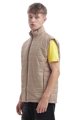 Image of Men's Sleeveless jacket solid | Regular Fit Jacket | stylish trending winter wear | Sleeveless Sports Gym Zipper Jacket