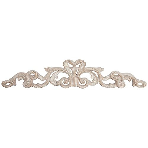 Biscottini Fregio Legno 82x17 cm Made in Italy | Fregi per mobili e pareti | Fregi in Legno Decorativi per mobili e pareti con Finitura Anticata