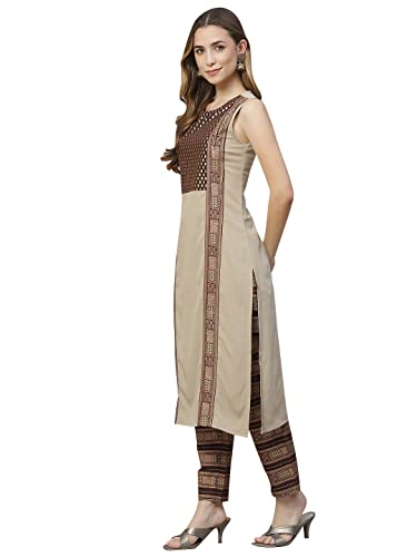 Image of ZIYAA Women's Crepe Salwar Suit Set