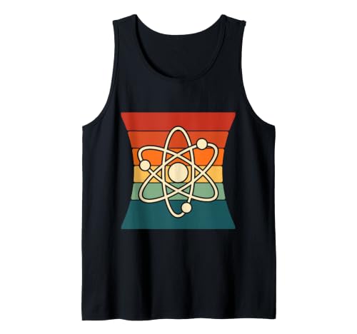Symbole rétro Atome Science Physique Chimie Débardeur