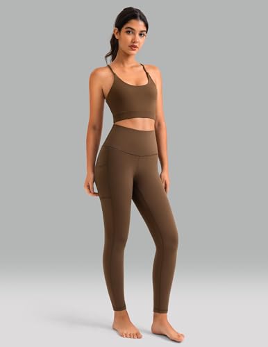 Image of Colorfulkoala Essential 7 /8 Leggings with Pockets | Yoga Pants for Women, Buttery Soft, Tummy Control, Workouts, Pilates, Casual, Gym, Athleisure, 25 inch Inseam