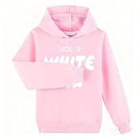 HENGFEINI Girls and Boys Hoodie pink Long Sleeve Tshirts sweatshirt Hoodies for 2-13 Years (Pink-150cm)