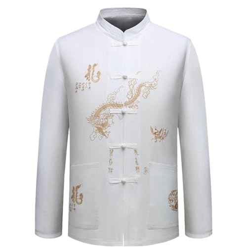 Chemise manches longues homme veste Hanfu légère respirante pour look ethnique été