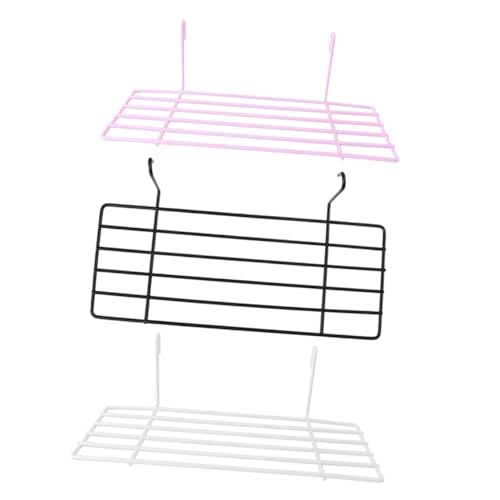 HOLIDYOYO 3pcs Birdcage Wall Mounted Perch Stands Durable Platform for Birds Multifunctional Design for Play Display Bird Supplies