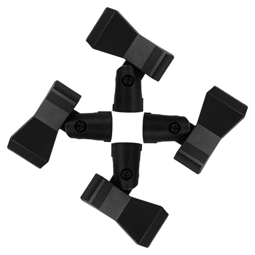 Totority Mic Mount Holder Clamp Thread Adapter Universal Mic Stand Clip for Musicians Easy Operation Reusable