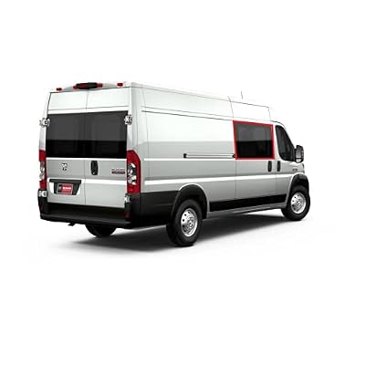 VanEssential RAM Promaster Van Insulated Blackout Sliding Door Window Cover for Van Years 2014 to Current Model - Cool Gray