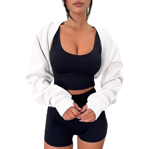 Zwurew Bolero Shrug Sweatshirt Cover