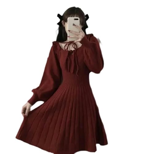 Sweet Knitted Dress Winter Fashion