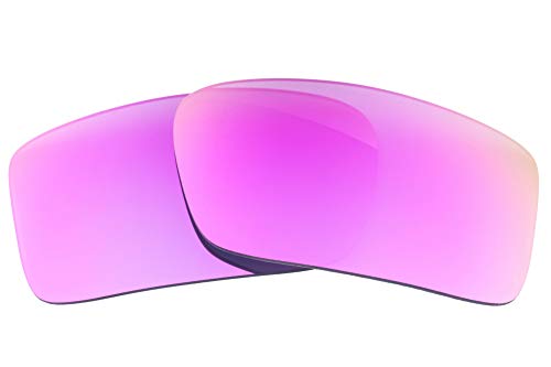 LenzFlip Oakley Gascan 交換レンズ 偏光 マルチオプション オークリー ガスカン (偏光グレーw/ピンクミラー)