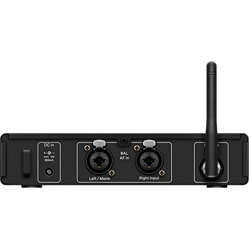 Sennheiser XSW IEM SET Sistema de monitoreo inalámbrico estéreo intrauditivo A: 476 a 500 MHz (509146) con bolsa de transporte Auray para sistema inalámbrico miniatura 5