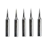 Qualitätsprodukt ~. Lixiaonmkop 900-T-1 Lötkolbenkopf Schweißwerkzeug Lötmittel Eisenkopf Tipps Bleifrei Lötkolbenkopf Bit Ersatzlötstation Tipps (Color : 1pcs Solder Iron EU)