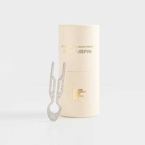 N1 HAIRPIN Steel - Crystals - Fiona Franchimon (White Gold)