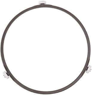 TiaoBug Microwave Oven Glass Turntable Circle Fittings Bracket Base Plate Tray Rotating Ring Support Roller Microwave Turntable Ring Replacement Brown 6.9 inch