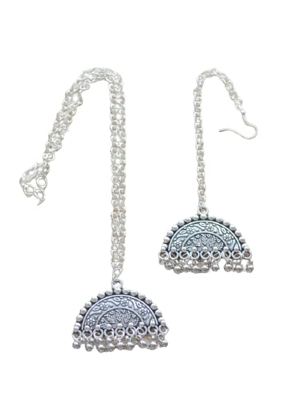 Gujarathi Module Leg Chain Buy Pretty Ponytails Traditional Rajasthani Gujarati Style Oxidized ...