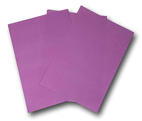 10 Feuille papier adhésive VIOLET A4 210 x 297 mm pour imprimante planche de 1 étiquette violette autocollante A4 étiquette mauve étiquette couleur violet...
