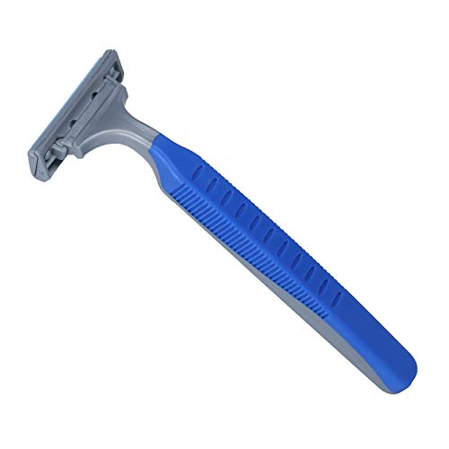 Amazon Basics Twin Blade Pivoting Disposable Razors with Rubber Grip, 32 Count, 1-Pack (Previously Solimo) - Image 6