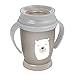 LOVI 360 Grados Vaso de Entrenamiento Antiderrames, 12m+, 250 ml, Sin BPA, SteriTouch Protección Antibacteriana, Innovador Sistema de Sellado, Fácil de Limpiar, Buddy Bear Junior, Gris
