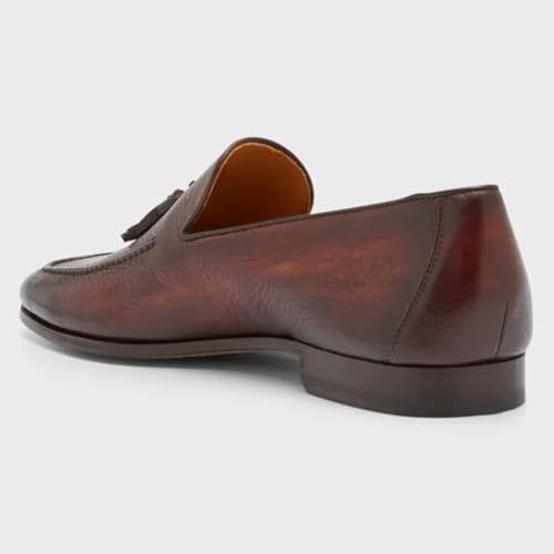 FSJ Men's Tassel Loafers Slip On Comfy Cushioned Insole Driving Flats Fashion Luxury Formal Business Slippers Dress Shoes Size 4-16 US3