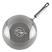 Rachael Ray Classic Brights Aluminum Nonstick Stir Fry Pan with Glass Lid, 11-Inch, Sea Salt Gray Gradient