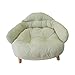 Fonowx Lounge Chair Dog Chair Breathable Portable Medium Model Sofa Bed Removable and Washable Pet Sofa with Wooden Legs for Indoor
