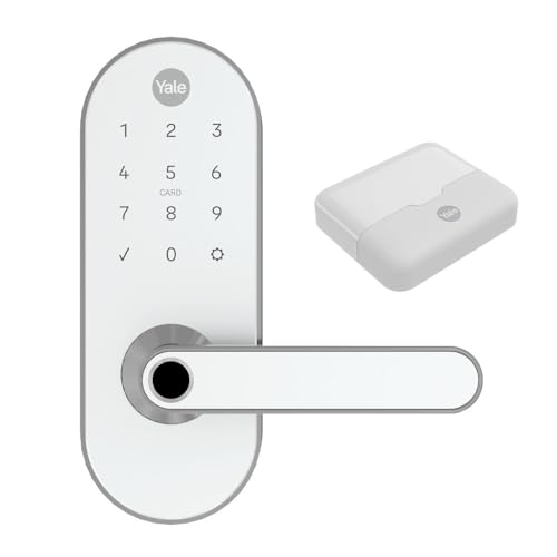 Combo Fechadura Digital YMC 420W Branco | Yale