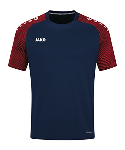JAKO Herren T-Shirt Performance, Marine/Rot, L
