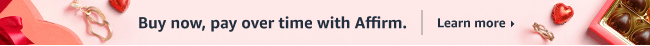 Buy now, pay over time with Affirm